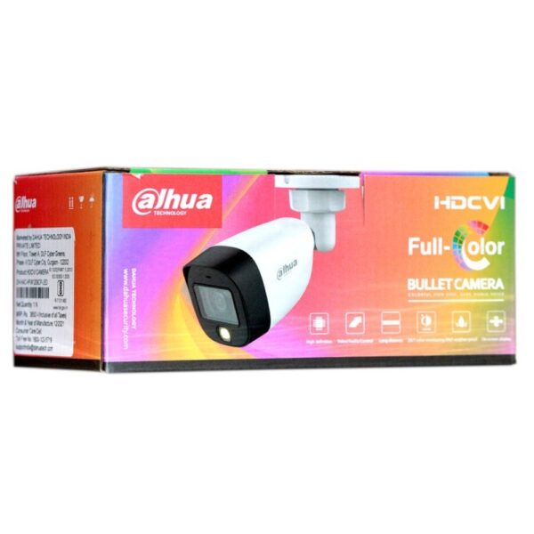DAHUA BULLET 2MP (HFW1209 CPLED) 3.6MM COLOR NIGHT VISION