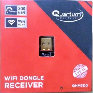 QUANTUM USB WIFI ADAPTER 300 MBPS (1 YEAR)