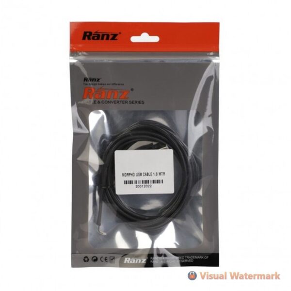 RANZ AADHAR USB CABLE FOR MORPHO DEVICE 1.8M