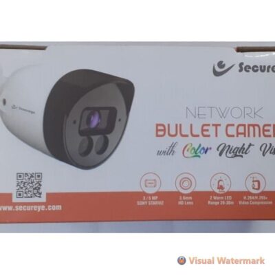 SECUREYE IP BULLET 5MP 3.6MM (NIGHT COLOR VISION) WITH BUILT IN MIC