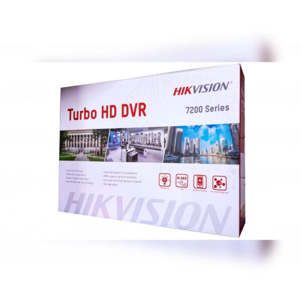 HIKVISION 4CH DVR 5MP (7204HUHIM1FA) METAL
