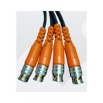 RANZ BNC CONNECTOR WIRE (ORANGE BLK)