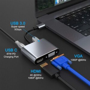 USB-C TO HDTV + VGA MULTIFUNCTION ADAPTER - Image 4