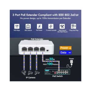 POE EXTENDER 4 PORT AT13F - Image 3