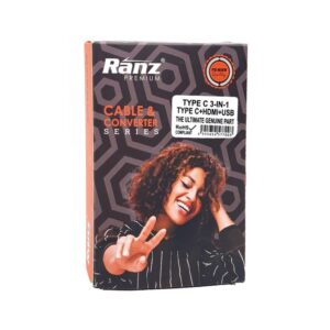 RANZ TYPE C HUB 3 PORT (USB 3.0|HDMI|TYPE C) PREMIUM - Image 3