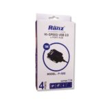 RANZ USB HUB 4 PORT 2.0 CABLE 1MTR (SUPPORT 1TB)