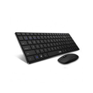 RAPOO KEYBOARD MOUSE COMBO WIRELESS BLUETOOTH (9300M) BLACK - Image 2