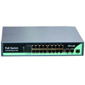 SECURELINK POE SWITCH 16 PORT (16 NORMAL + 2 GIGA UPLINK) - Image 2