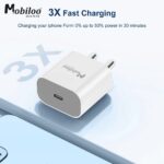 MOBILOO 20 W IPHONE PD 3X FAST CHARGING ADAPTER