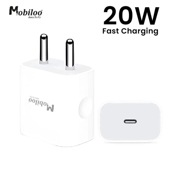 Mobiloo 20W Power Adapter – Fast & Reliable Charging