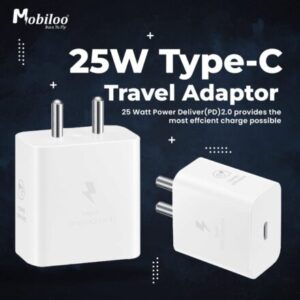 MOBILOO 25W SUPER FAST TYPE C CHARGER 2.O