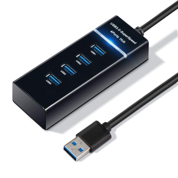 USB 3.0 Super Speed 4-Port Hub – Expand Your Connectivity!