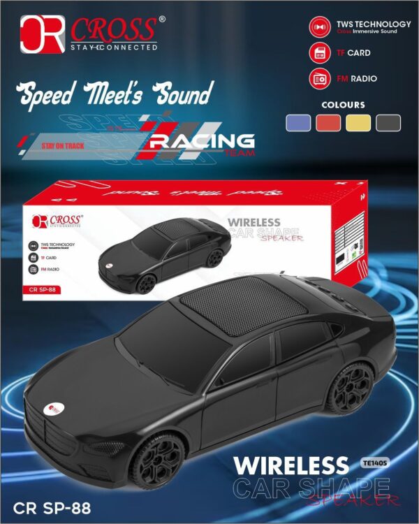 Cross Wireless Car Shape Speaker | wireless Bluetooth |