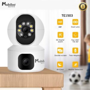 MOBILOO 360 DUAL LENS INDOOR WIFI CAMARA - Image 4