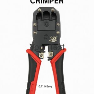 C.T. Heavy Multi-Function Network Pliers | 3-in-1 Crimping Tool for RJ45, Cat5, Cat6