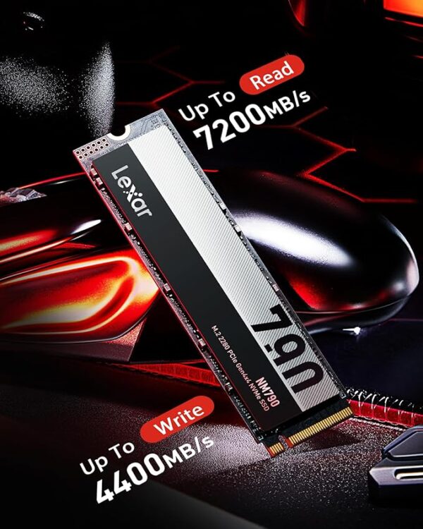 Lexar NM790 512GB Gen4 SSD – 7400MB/s High-Speed NVMe - Image 2