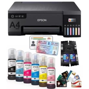Epson Ink Tank Color Photo Printer A4 L8050 Single Function Print | WIFI (PVC CARD) 6 Color