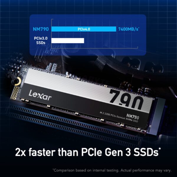 Lexar NM790 512GB Gen4 SSD – 7400MB/s High-Speed NVMe - Image 4