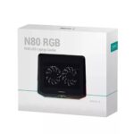 DeepCool Laptop Cooling Pad Dual Fan 15.6 Inch N80